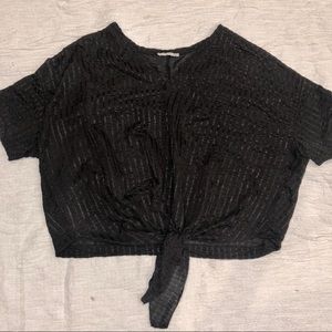 Zara Tie Front Loose Top